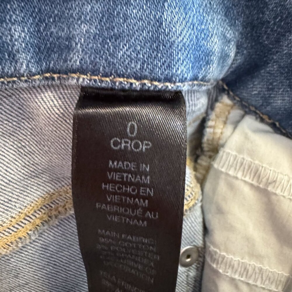 Chicos Patchwork So Slimming Girlfriend Crop Skin… - image 5